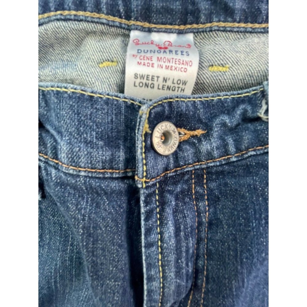 Lucky Brand Blue Straight Leg Jeans Classic Style - Picture 2 of 8